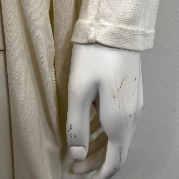 HELMUT LANG WHITE LAYERING SLEEVE LAYERING CARDIGAN - Picture 6 of 12
